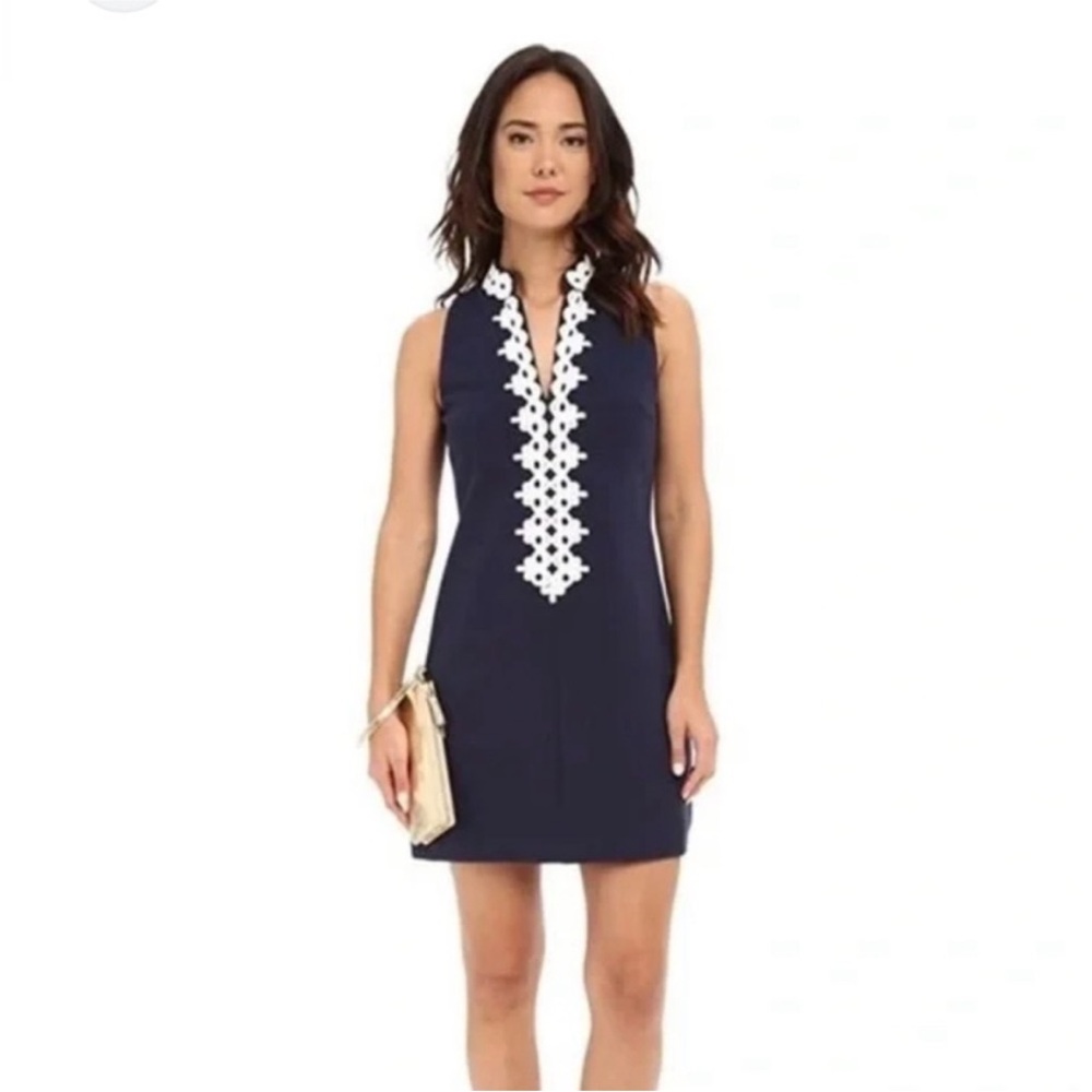 Lilly Pulitzer Navy Calista Shift Dress